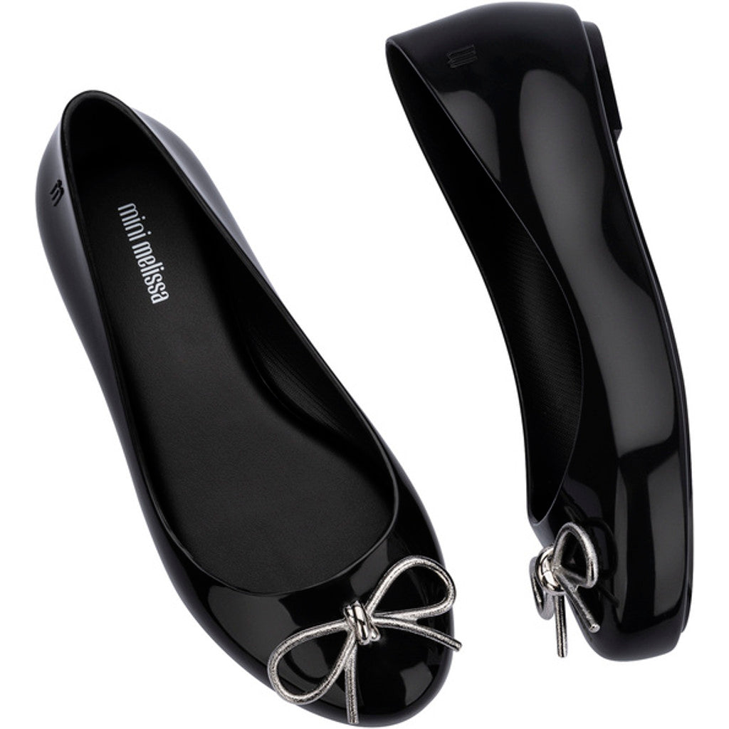 Mini Melissa Mini Melissa Sweet Love Chrome Inf BALLERINA BU059 BLACK/ONIX