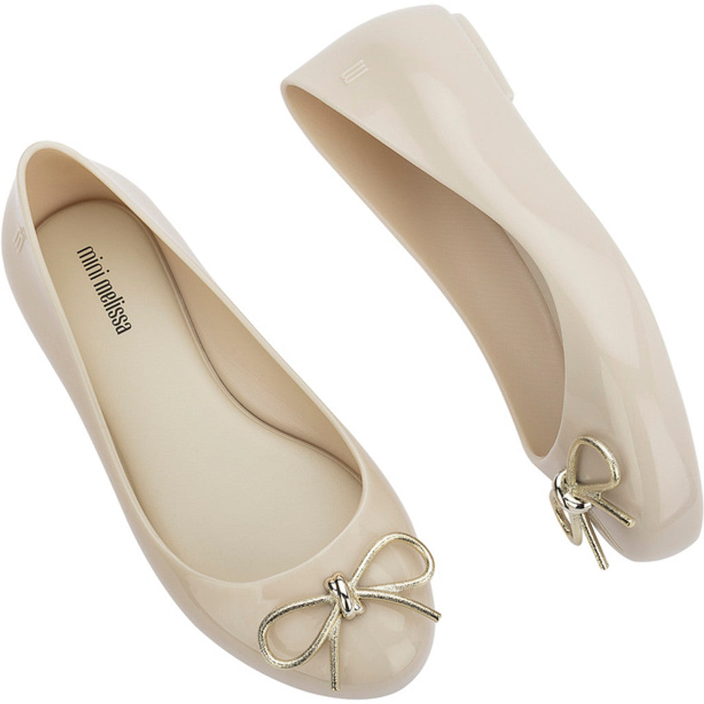 Mini Melissa Mini Melissa Sweet Love Chrome Inf BALLERINA BU060 BEIGE/GOLD