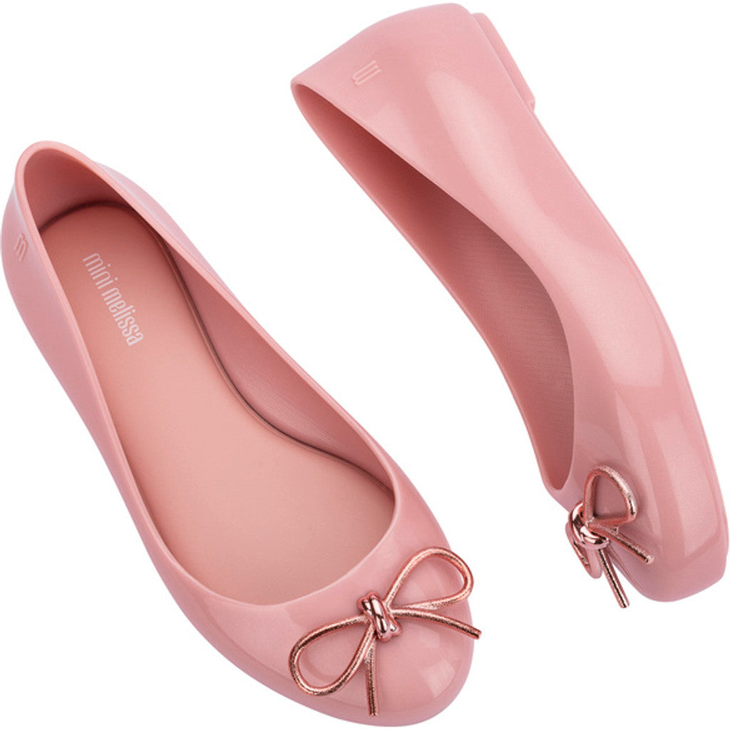 Mini Melissa Mini Melissa Sweet Love Chrome Inf BALLERINA BU061 METALLIC PINK