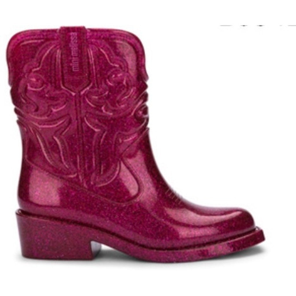 Mini Melissa Mini Melissa Texas Boot INF BOOT BM954 GLITTER PINK