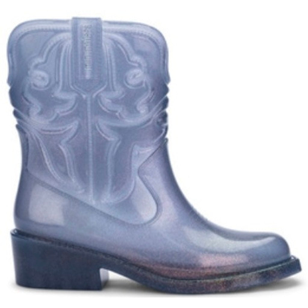 Mini Melissa Mini Melissa Texas Boot INF BOOT BJ542 GLITTER BLUE