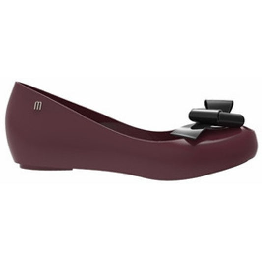 Mini Melissa Mini Melissa Ultragirl Classy INF BALLERINA BY103 BURGUNDY/BLACK
