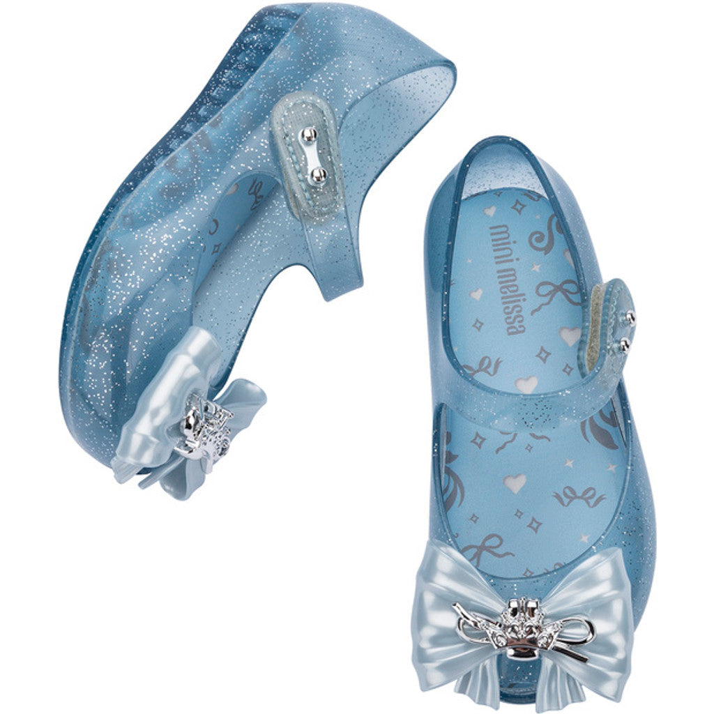 Mini Melissa Mini Melissa Ultragirl Princess I Bb BALLERINA BW768 GLITTER BLUE