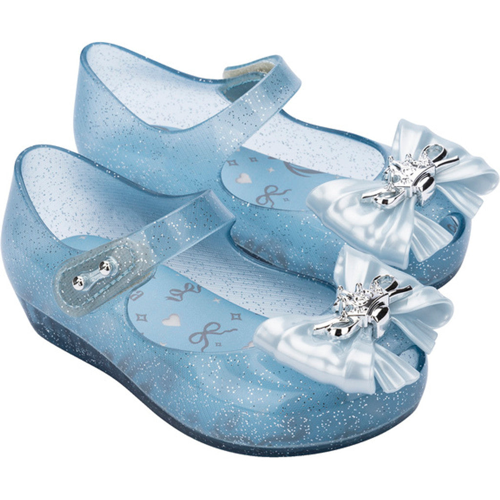 Mini Melissa Mini Melissa Ultragirl Princess I Bb BALLERINA BW768 GLITTER BLUE