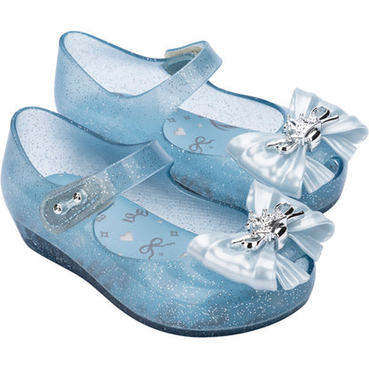 Mini Melissa Mini Melissa Ultragirl Princess I Bb BALLERINA BW768 GLITTER BLUE