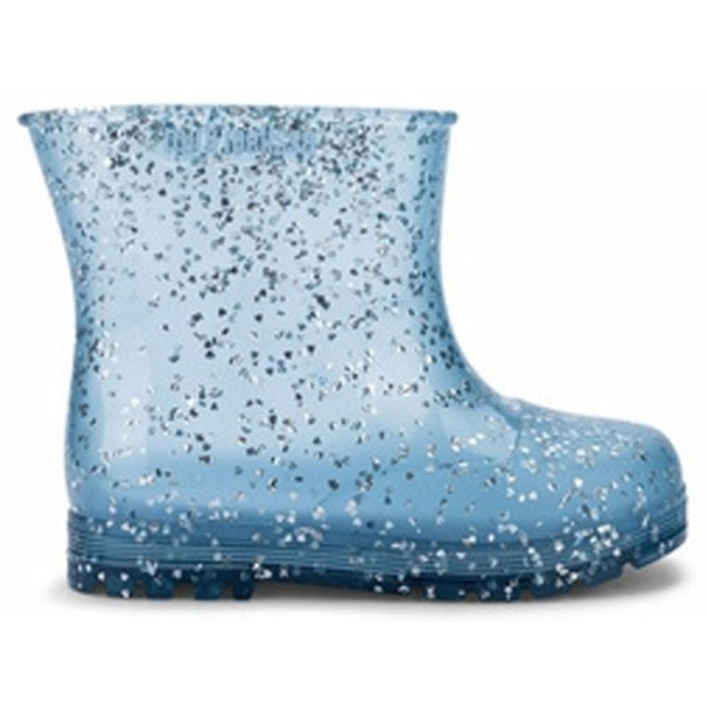 Mini Melissa Mini Melissa Welly Shiny Elements BB BOOT BW130 GLITTER BLUE