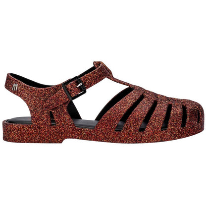 Melissa Possession Glitter SANDAL BE876 BLACK BRONZE GLITTER