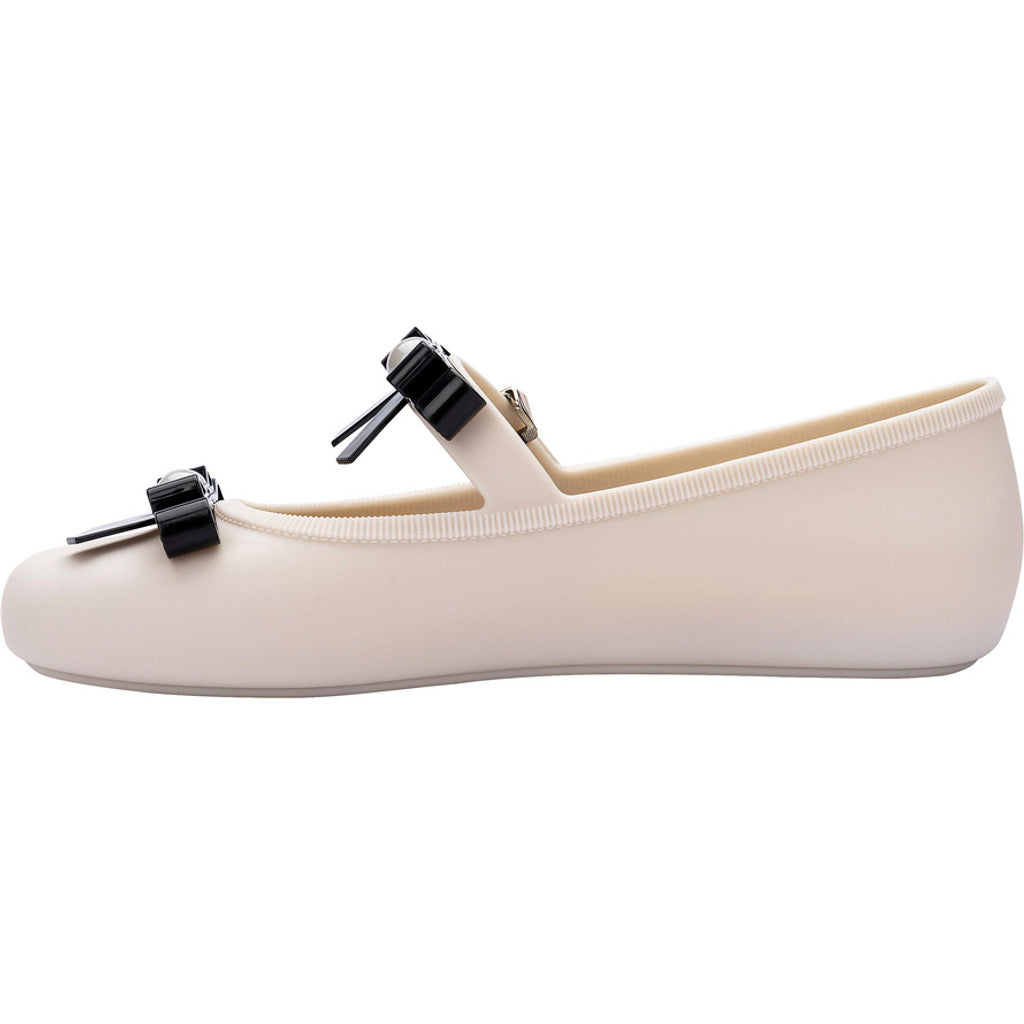 Melissa Melissa Soft Ballerina Bow AD SANDAL BE620 BEIGE/BLACK